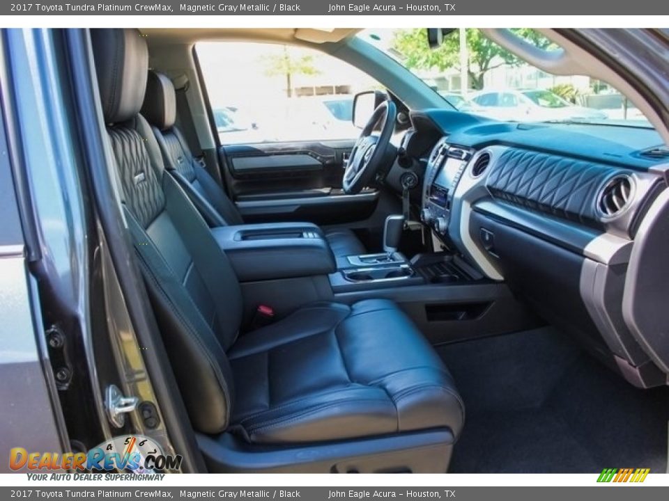 2017 Toyota Tundra Platinum CrewMax Magnetic Gray Metallic / Black Photo #23