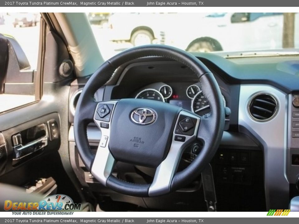 2017 Toyota Tundra Platinum CrewMax Magnetic Gray Metallic / Black Photo #25