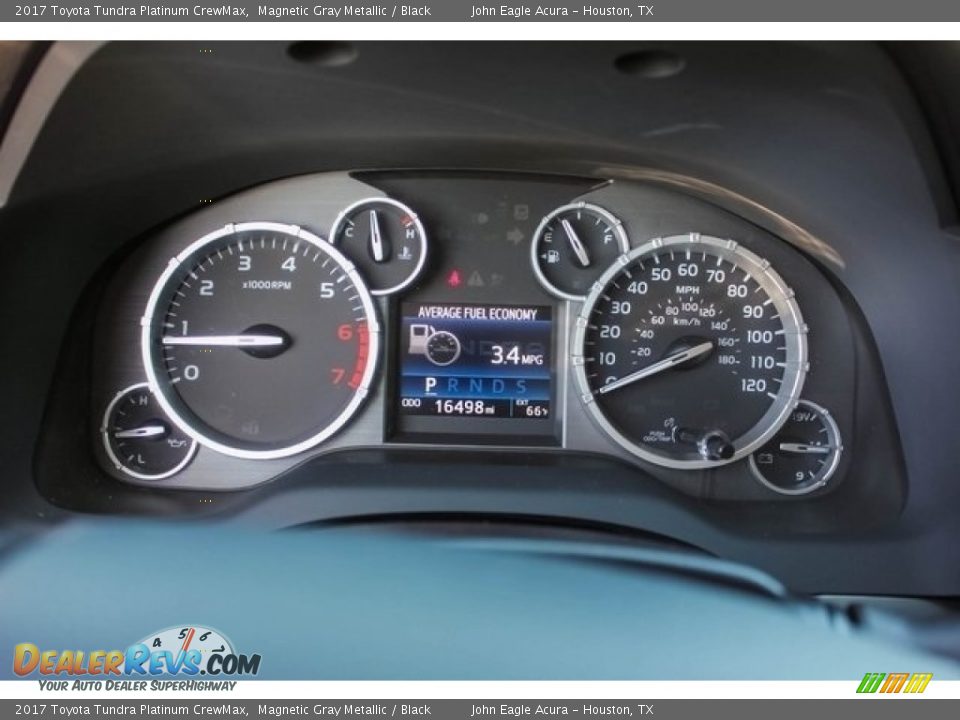 2017 Toyota Tundra Platinum CrewMax Magnetic Gray Metallic / Black Photo #36