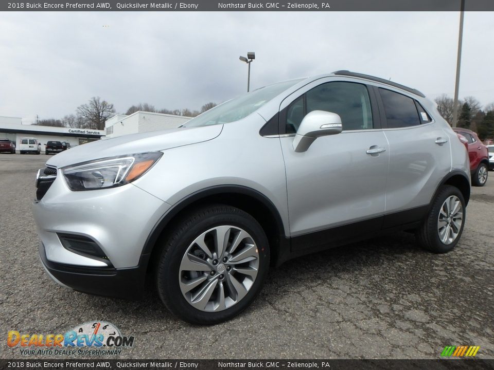 2018 Buick Encore Preferred AWD Quicksilver Metallic / Ebony Photo #1