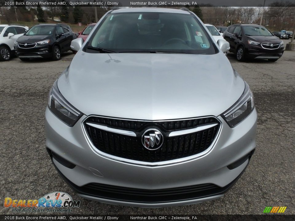 2018 Buick Encore Preferred AWD Quicksilver Metallic / Ebony Photo #2