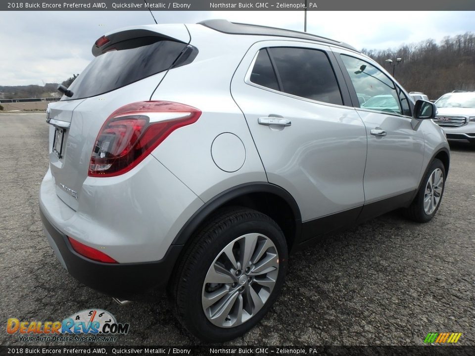 2018 Buick Encore Preferred AWD Quicksilver Metallic / Ebony Photo #5