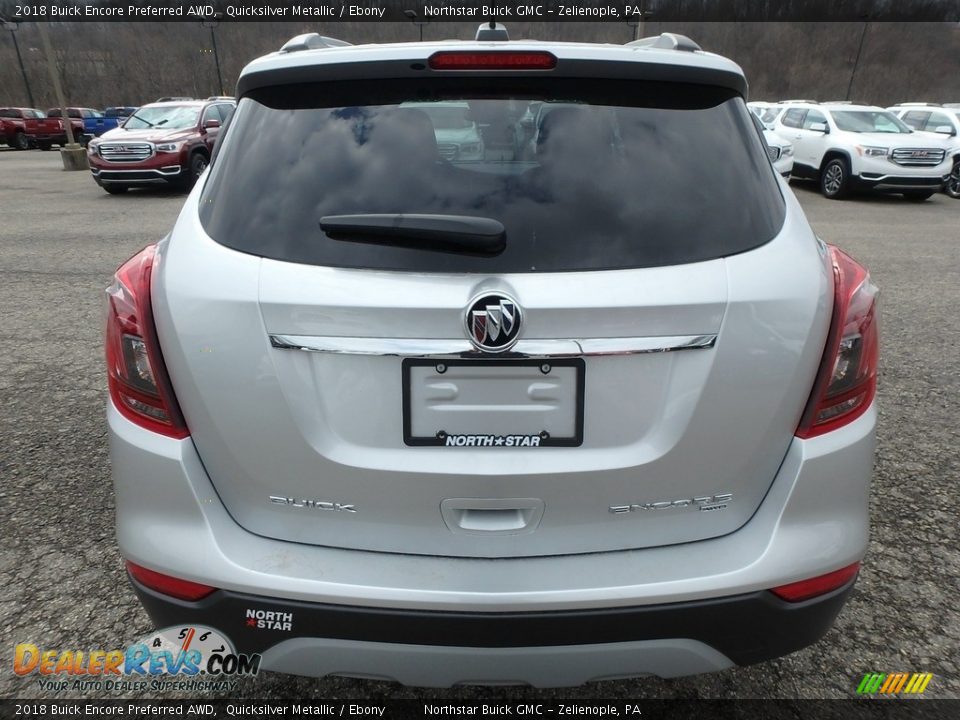 2018 Buick Encore Preferred AWD Quicksilver Metallic / Ebony Photo #6