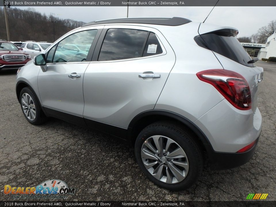 2018 Buick Encore Preferred AWD Quicksilver Metallic / Ebony Photo #8