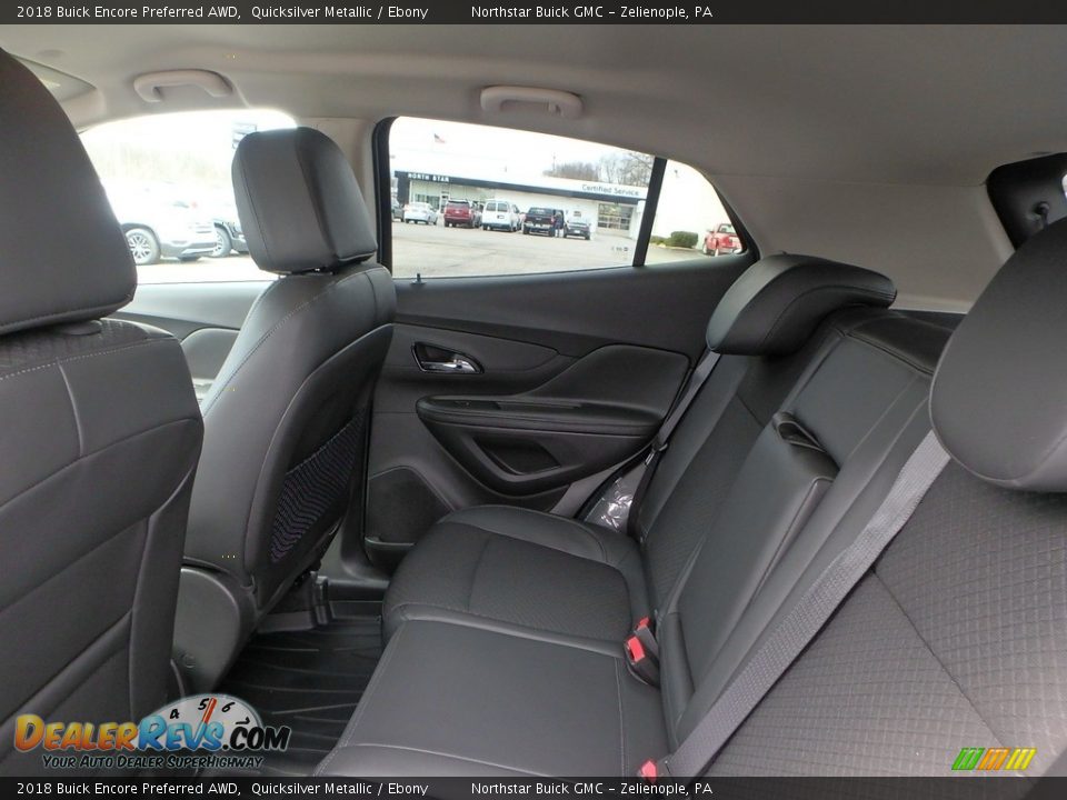 2018 Buick Encore Preferred AWD Quicksilver Metallic / Ebony Photo #12