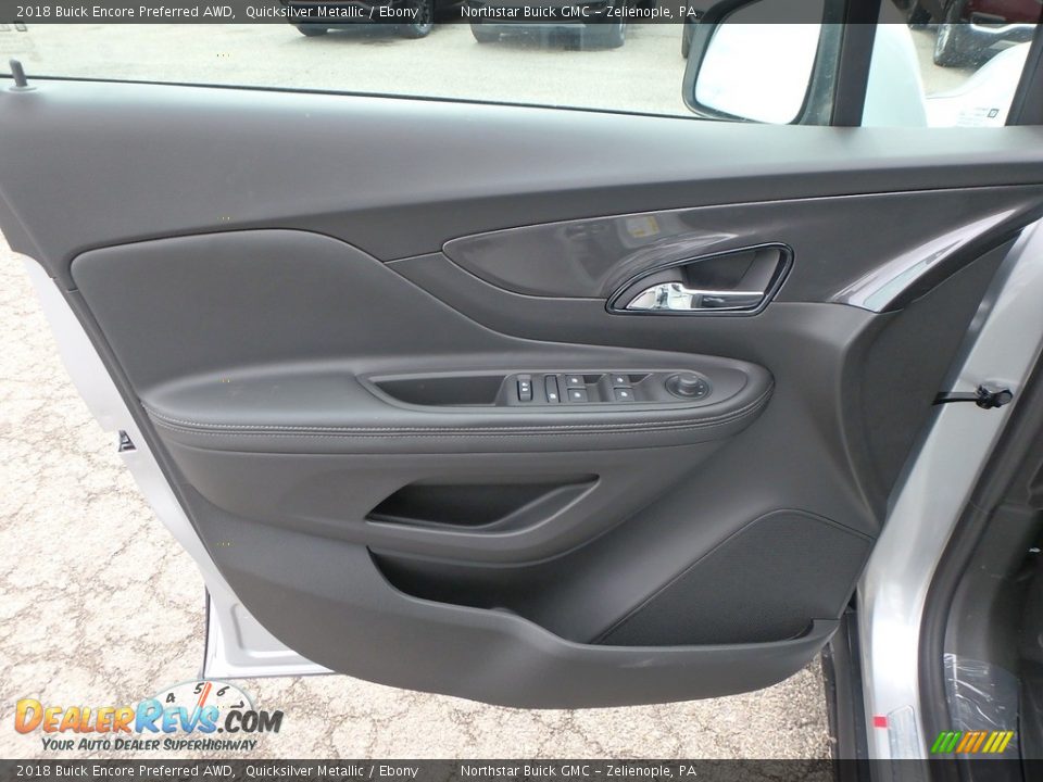 2018 Buick Encore Preferred AWD Quicksilver Metallic / Ebony Photo #14