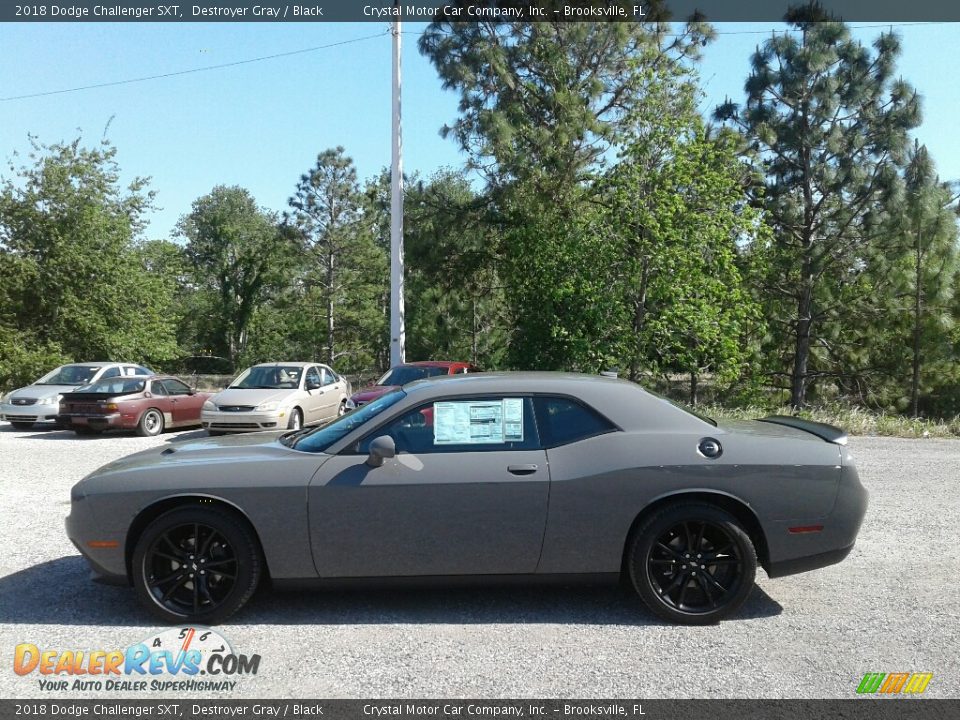 2018 Dodge Challenger SXT Destroyer Gray / Black Photo #2