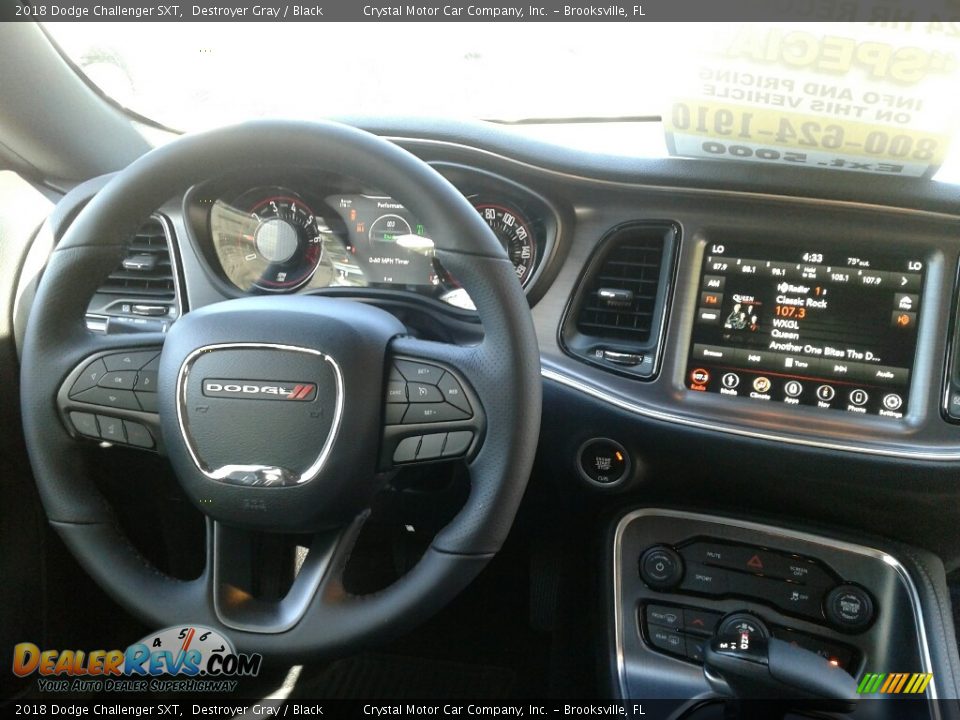 2018 Dodge Challenger SXT Destroyer Gray / Black Photo #13