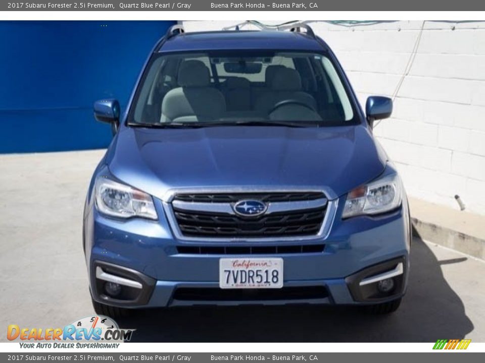 2017 Subaru Forester 2.5i Premium Quartz Blue Pearl / Gray Photo #7