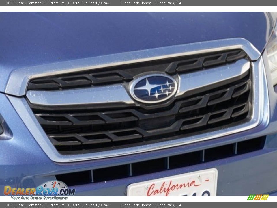 2017 Subaru Forester 2.5i Premium Quartz Blue Pearl / Gray Photo #8