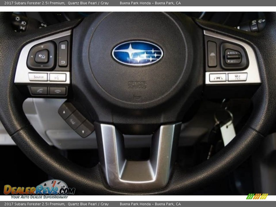 2017 Subaru Forester 2.5i Premium Quartz Blue Pearl / Gray Photo #14