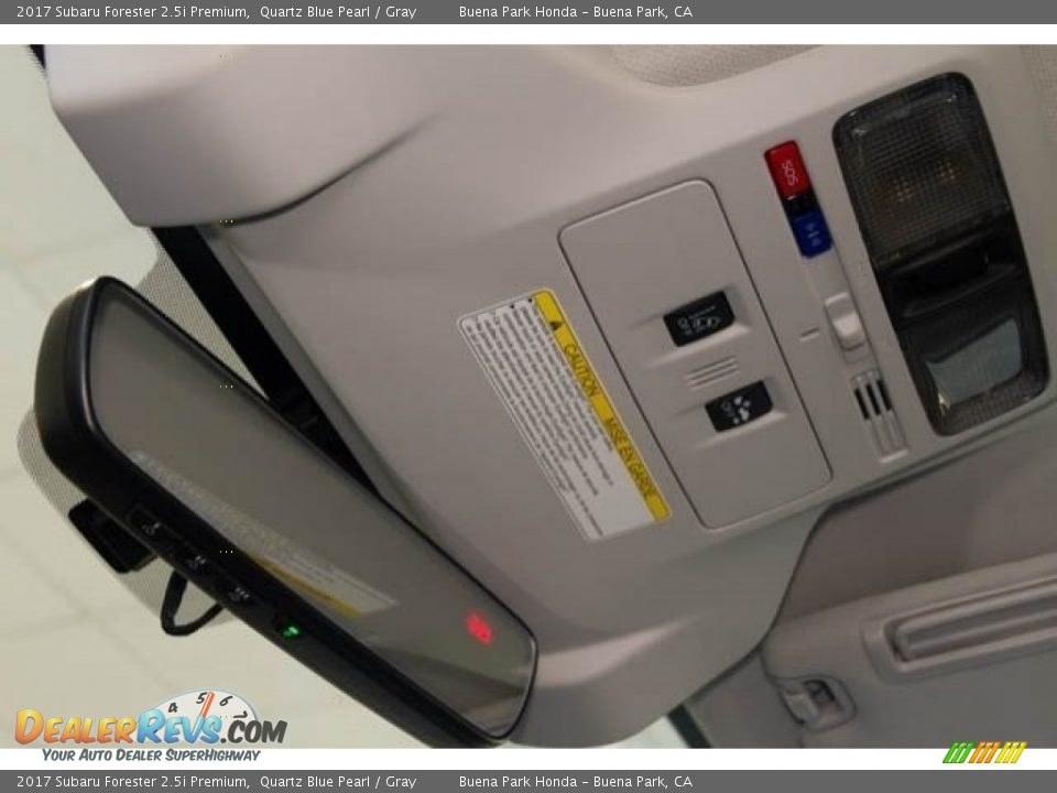 2017 Subaru Forester 2.5i Premium Quartz Blue Pearl / Gray Photo #15