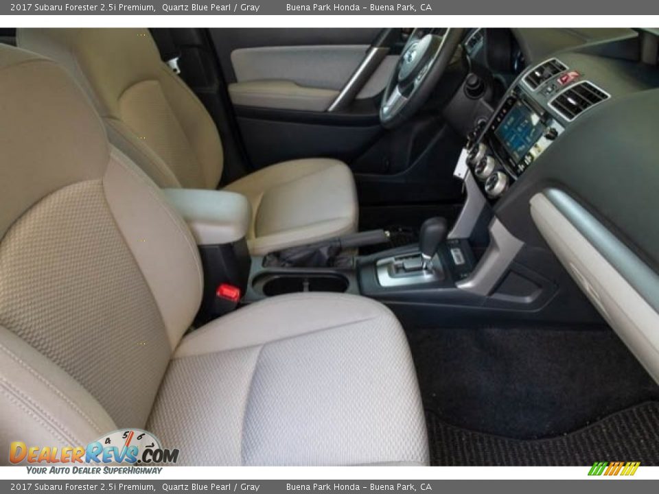 2017 Subaru Forester 2.5i Premium Quartz Blue Pearl / Gray Photo #22