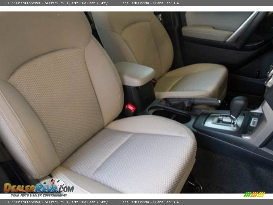 2017 Subaru Forester 2.5i Premium Quartz Blue Pearl / Gray Photo #23