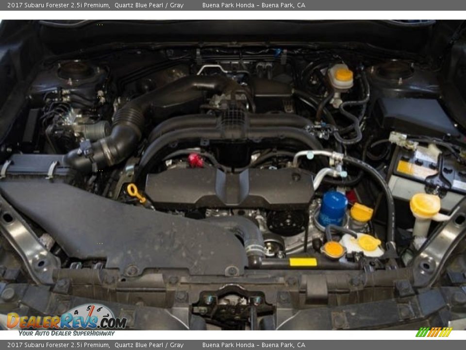 2017 Subaru Forester 2.5i Premium Quartz Blue Pearl / Gray Photo #32