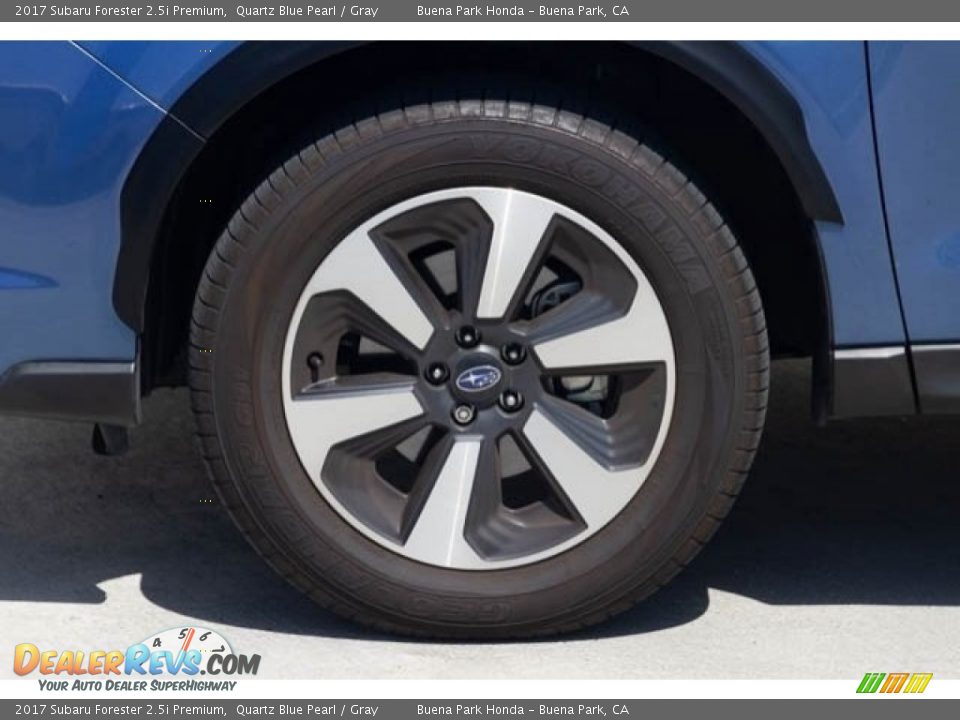 2017 Subaru Forester 2.5i Premium Quartz Blue Pearl / Gray Photo #33