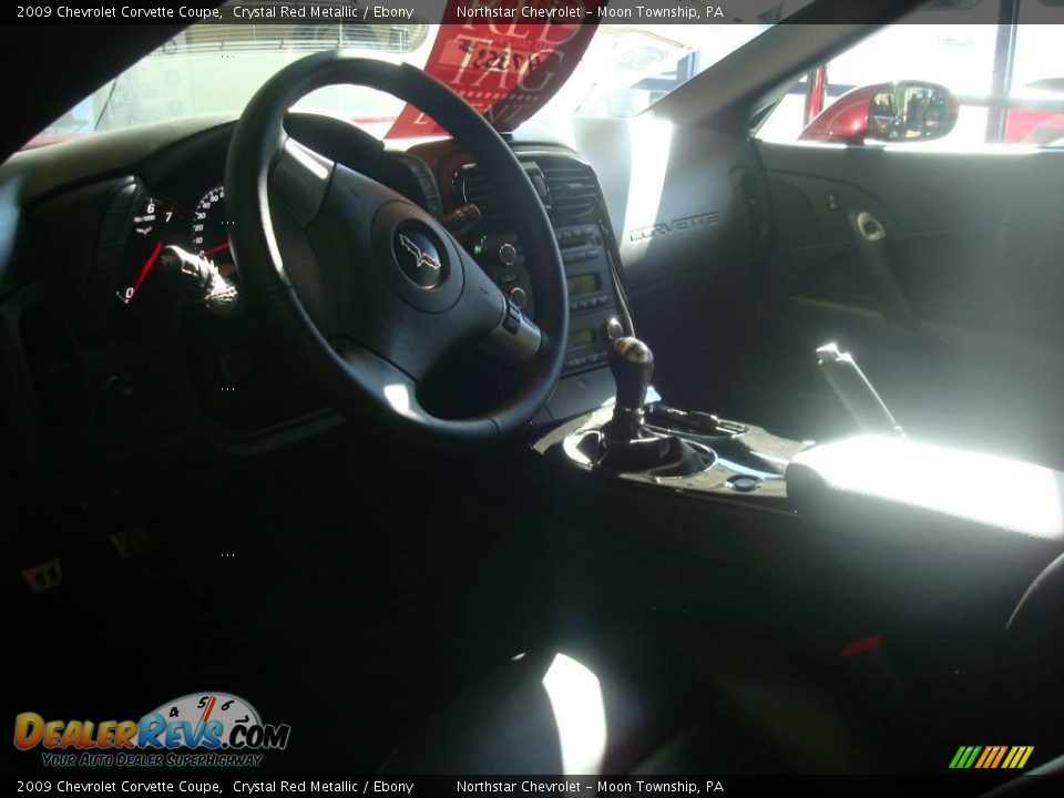 2009 Chevrolet Corvette Coupe Crystal Red Metallic / Ebony Photo #12
