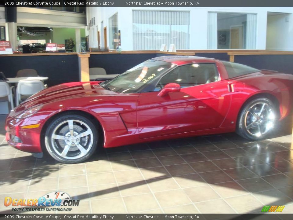 2009 Chevrolet Corvette Coupe Crystal Red Metallic / Ebony Photo #3