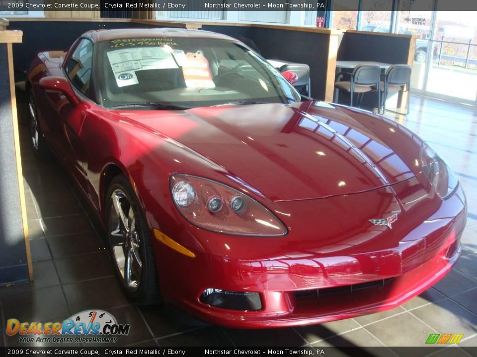 2009 Chevrolet Corvette Coupe Crystal Red Metallic / Ebony Photo #5