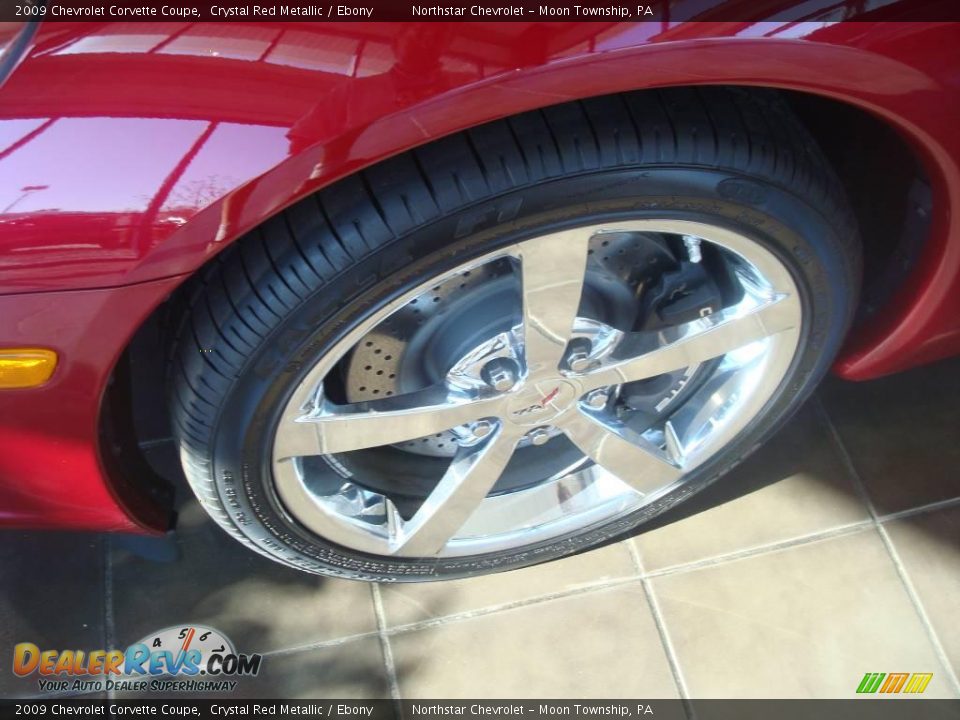 2009 Chevrolet Corvette Coupe Crystal Red Metallic / Ebony Photo #6