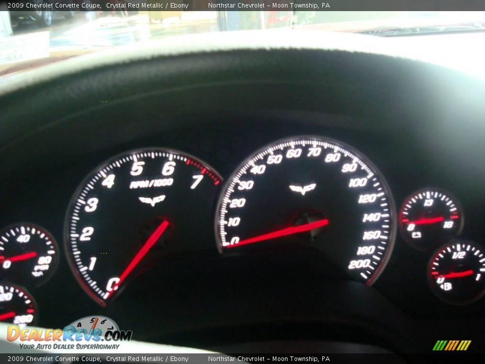 2009 Chevrolet Corvette Coupe Crystal Red Metallic / Ebony Photo #20