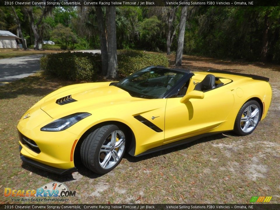 2016 Chevrolet Corvette Stingray Convertible Corvette Racing Yellow Tintcoat / Jet Black Photo #1