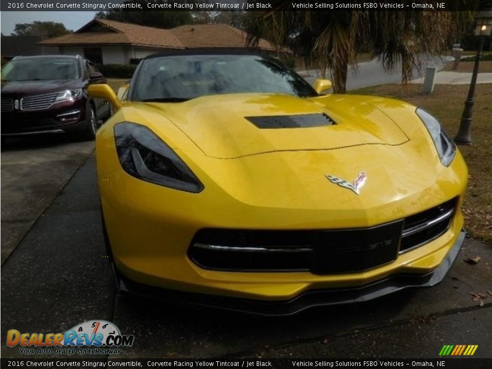 2016 Chevrolet Corvette Stingray Convertible Corvette Racing Yellow Tintcoat / Jet Black Photo #3