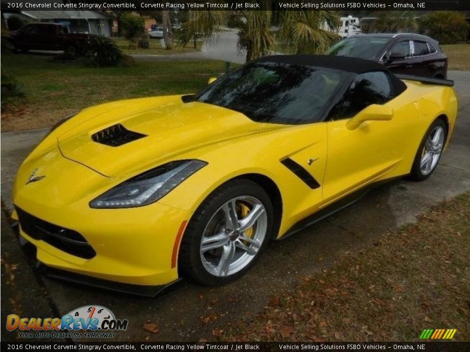 2016 Chevrolet Corvette Stingray Convertible Corvette Racing Yellow Tintcoat / Jet Black Photo #5