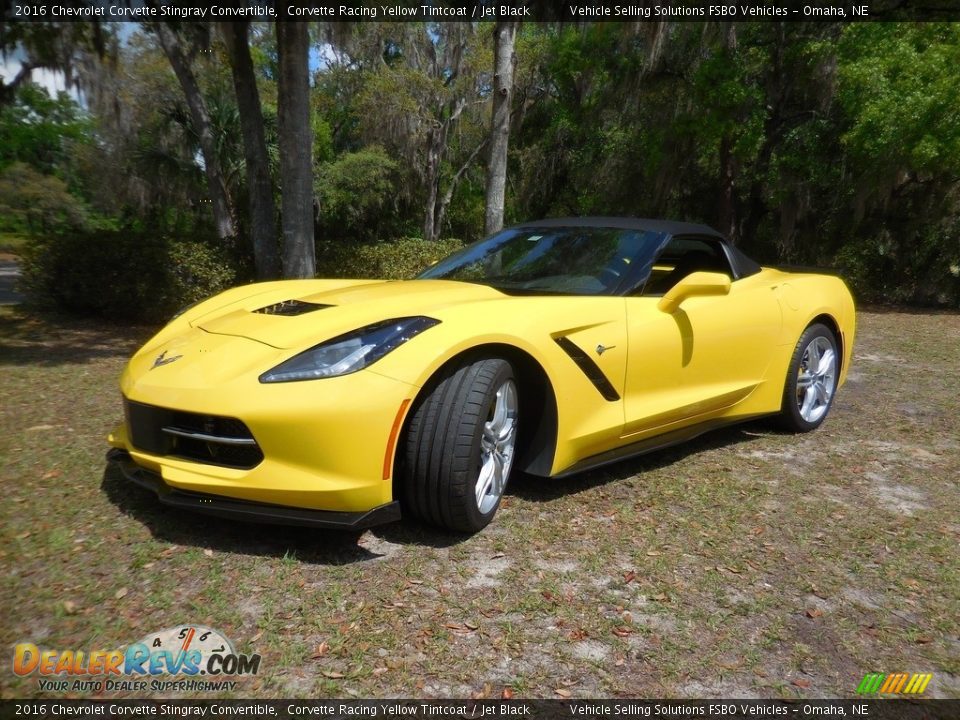 Front 3/4 View of 2016 Chevrolet Corvette Stingray Convertible Photo #6