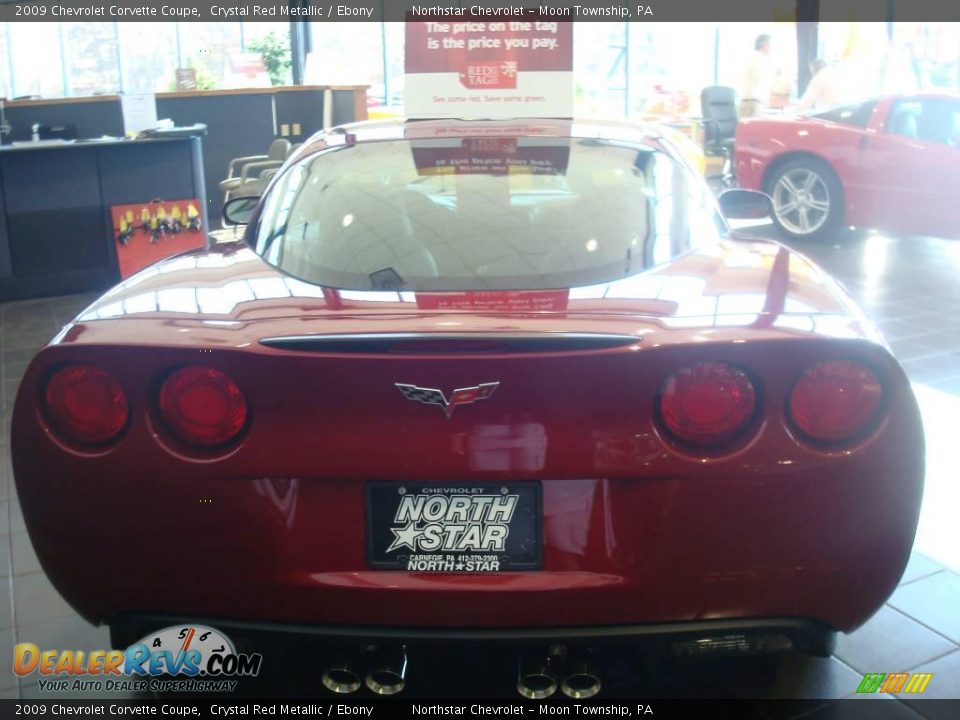 2009 Chevrolet Corvette Coupe Crystal Red Metallic / Ebony Photo #3