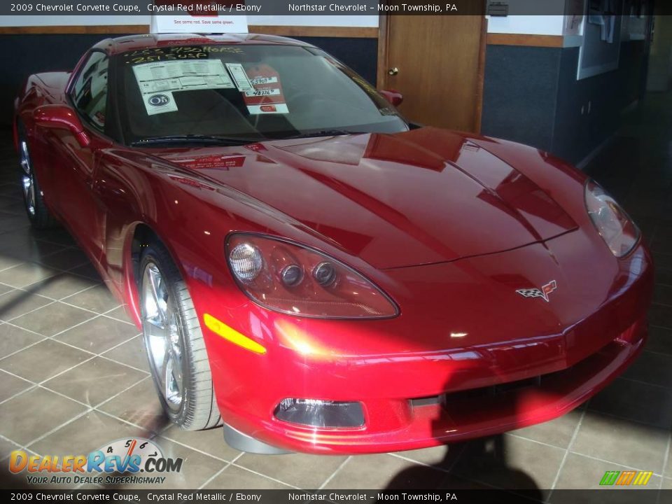 2009 Chevrolet Corvette Coupe Crystal Red Metallic / Ebony Photo #6