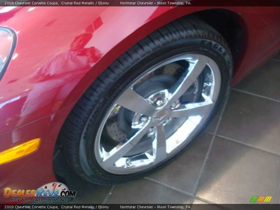 2009 Chevrolet Corvette Coupe Crystal Red Metallic / Ebony Photo #8