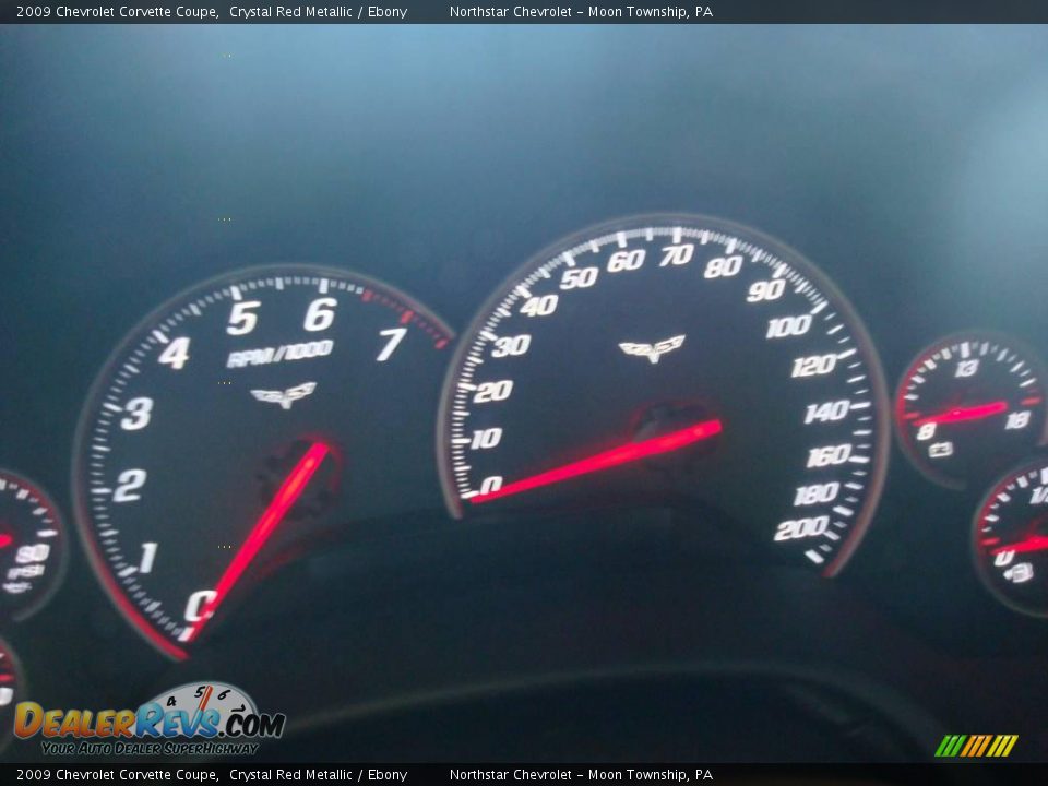 2009 Chevrolet Corvette Coupe Crystal Red Metallic / Ebony Photo #20