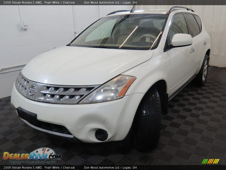 2006 Nissan Murano S AWD Pearl White / Charcoal Photo #6