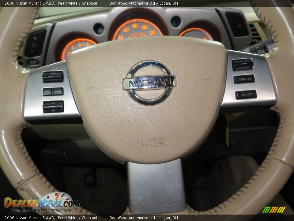 2006 Nissan Murano S AWD Pearl White / Charcoal Photo #11