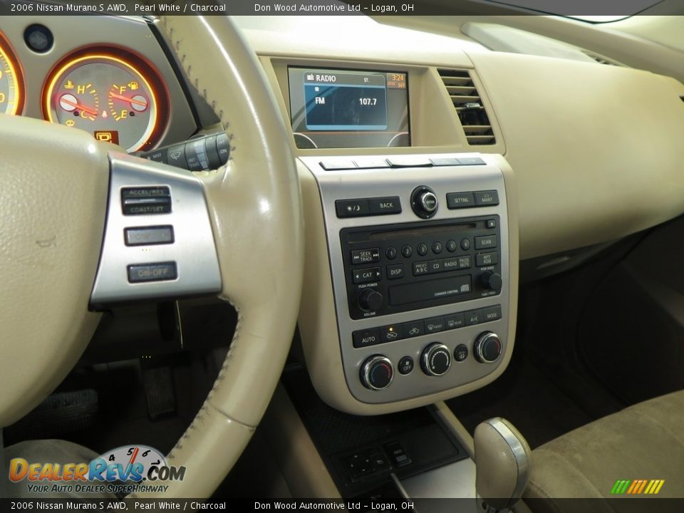 2006 Nissan Murano S AWD Pearl White / Charcoal Photo #14