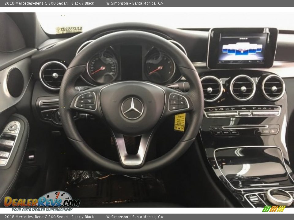 2018 Mercedes-Benz C 300 Sedan Black / Black Photo #4