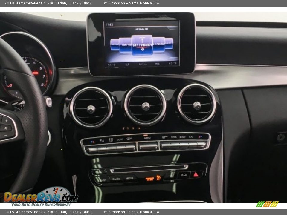 2018 Mercedes-Benz C 300 Sedan Black / Black Photo #5
