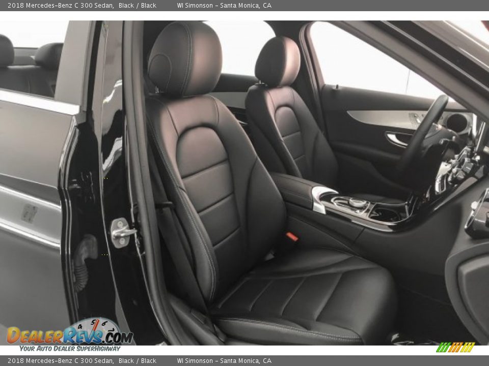 2018 Mercedes-Benz C 300 Sedan Black / Black Photo #6