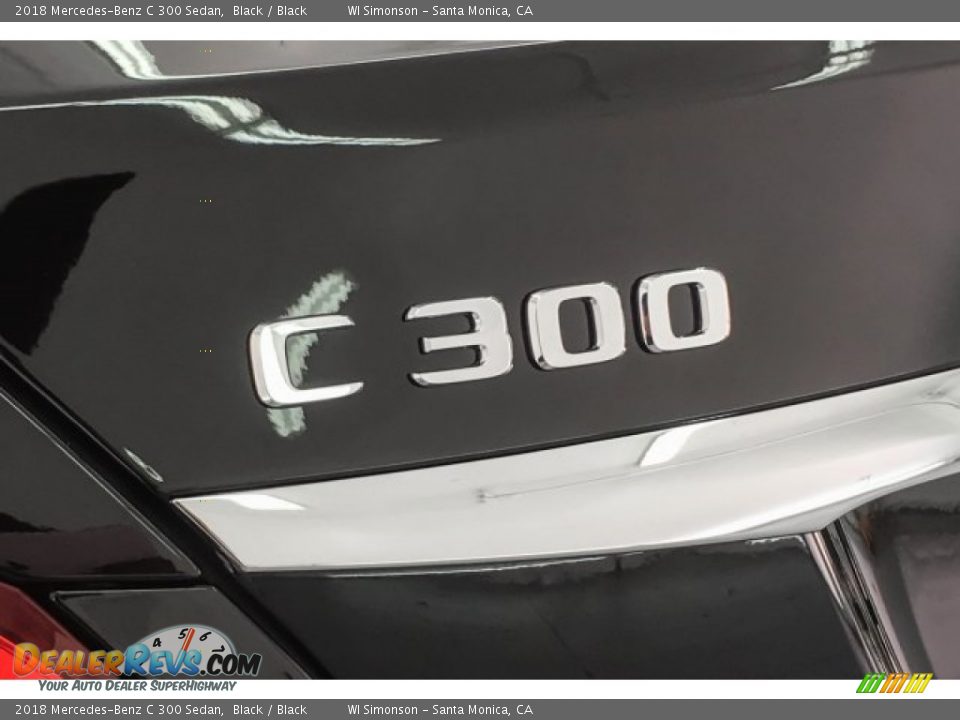2018 Mercedes-Benz C 300 Sedan Black / Black Photo #7