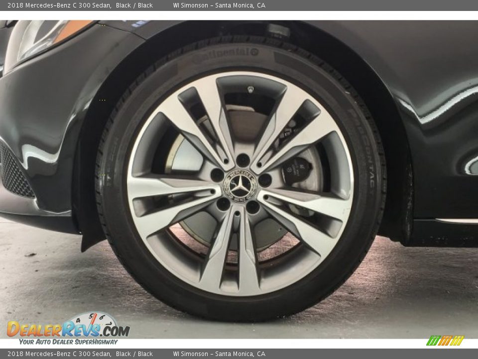 2018 Mercedes-Benz C 300 Sedan Black / Black Photo #8