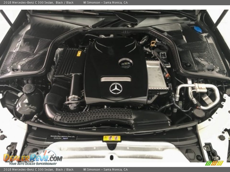2018 Mercedes-Benz C 300 Sedan Black / Black Photo #9