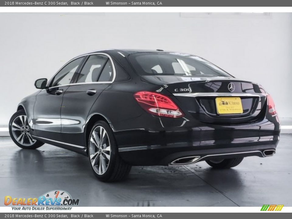 2018 Mercedes-Benz C 300 Sedan Black / Black Photo #10