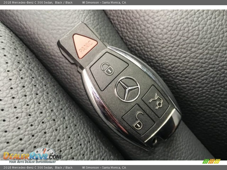 2018 Mercedes-Benz C 300 Sedan Black / Black Photo #11