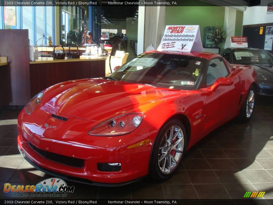 2009 Chevrolet Corvette Z06 Victory Red / Ebony/Red Photo #1
