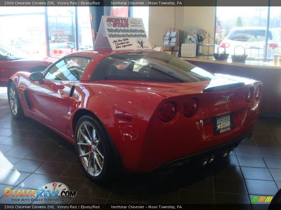 2009 Chevrolet Corvette Z06 Victory Red / Ebony/Red Photo #2
