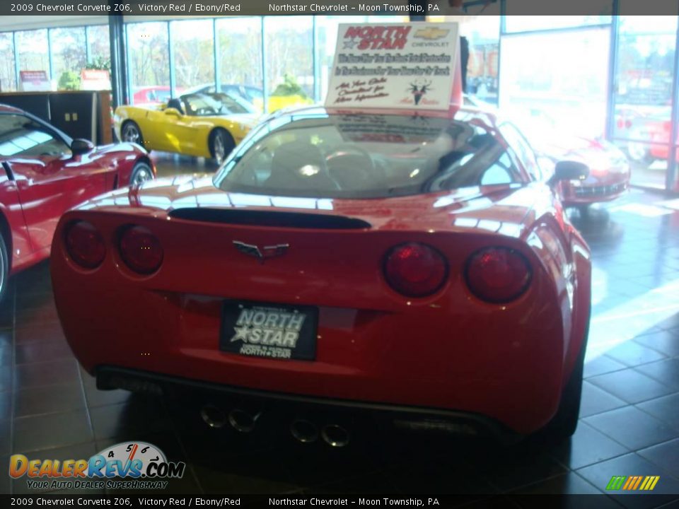 2009 Chevrolet Corvette Z06 Victory Red / Ebony/Red Photo #3