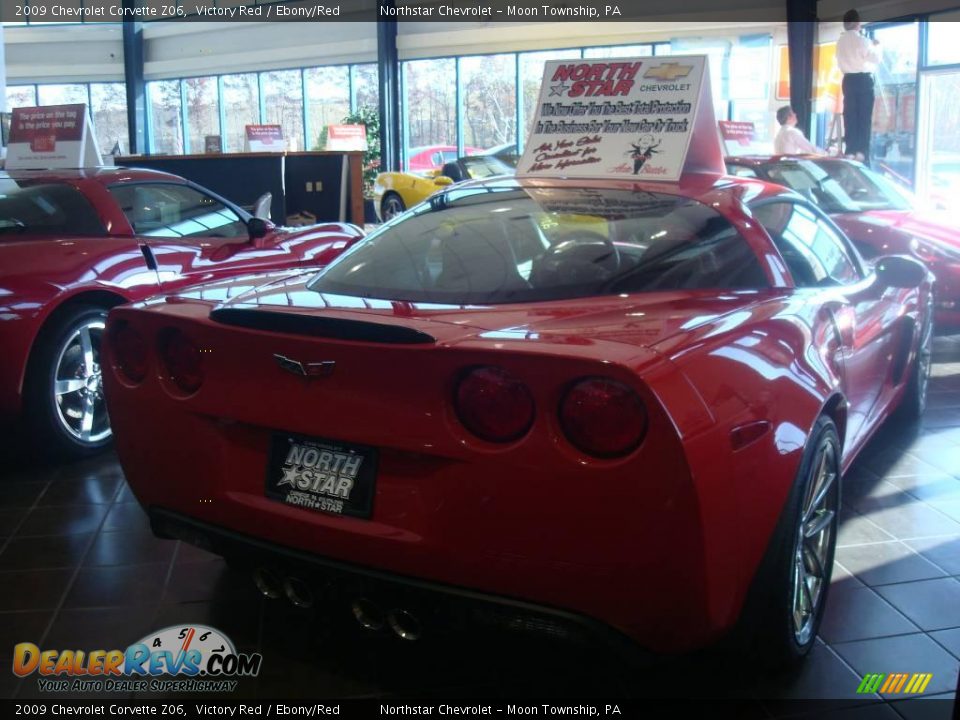 2009 Chevrolet Corvette Z06 Victory Red / Ebony/Red Photo #4
