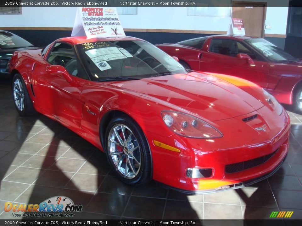 2009 Chevrolet Corvette Z06 Victory Red / Ebony/Red Photo #5