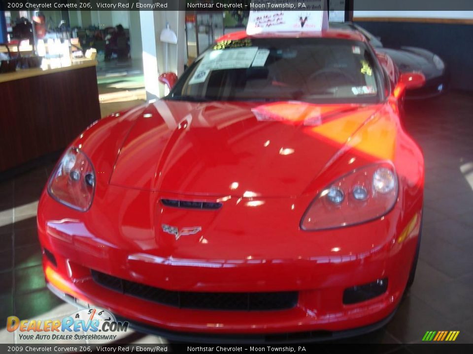2009 Chevrolet Corvette Z06 Victory Red / Ebony/Red Photo #6